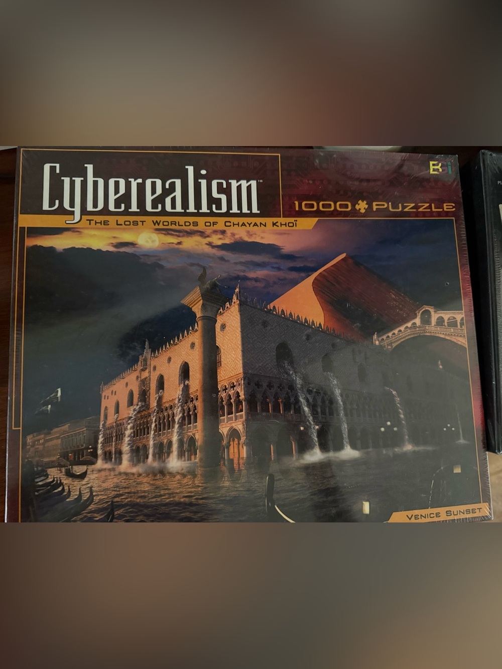 Cyberealism The Lost Worlds of Chayan Khoi Venice Sunset 1000 Piece Puzzle NEW S